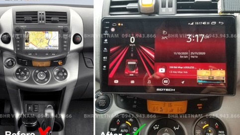 Màn hình DVD Android xe Toyota Rav4 2005 - 2012 | Gotech GT8 
